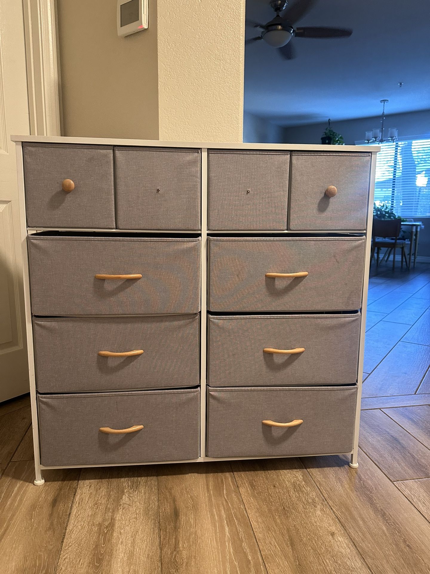 Dresser With Fabric Drawers