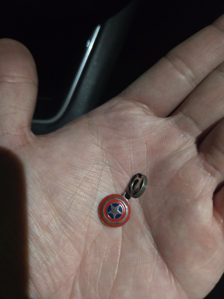 Captain America Pandora Charm