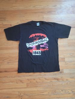 Vintage 90s Social Distortion "1945" Single Promo T-Shirt - Mike Ness Hardcore Punk - Size Large