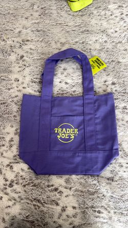 Trader Joe's Mini Canvas Tote Bag