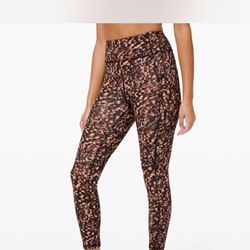 Lululemon Invigorate High-Rise Tight 25", Size: (8) black tan print  