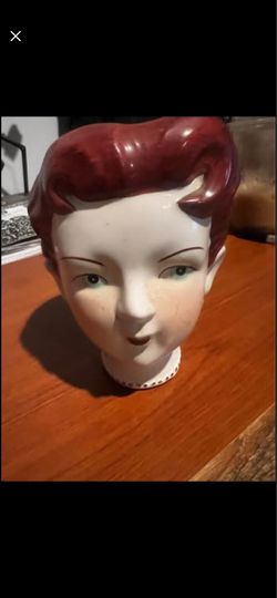 Vintage Besame Cosmetics Head Vase