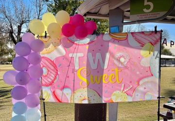 TWO Sweet 2nd Birthday Backdrop