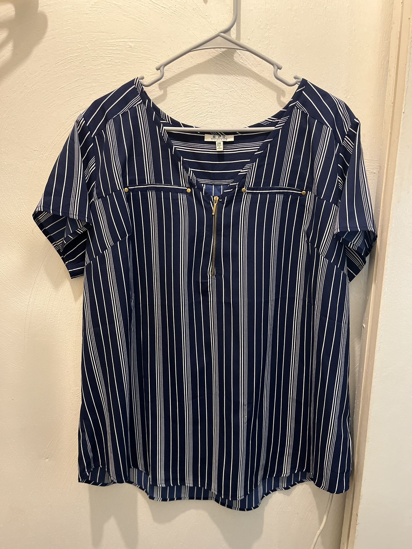 MPH Collection Tunic Blouse Women’s Size 2XL (NWOT)