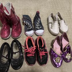 Girls Shoes Size 11,12,13 Take All For The Price Listed 