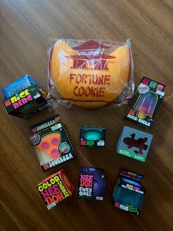 NeeDoh Squishy & Fidget Toys Squeeza Pizza, Nicesicle, Nice Berg, Funky Pup, Glitter & Glow, Fortune Squishy