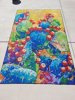Colorfull Washable 5x8 Carpet 