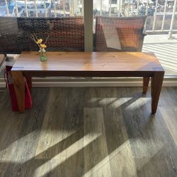 West Elm Wood Bench X2