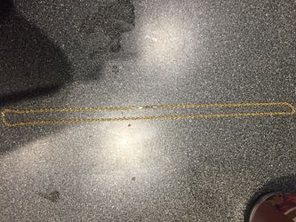 14k hollow rope chain