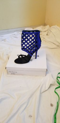 black and Blue Heels