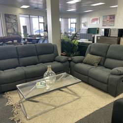 Reclining Sofa And Loveseat 