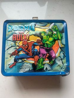 Vintage 1980 lunchbox Spider-Man