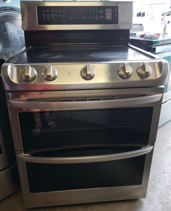 LG ELECTRIC GLASS TOP/ DOUBLE OVEN RANGE for Sale in Miami, FL OfferUp