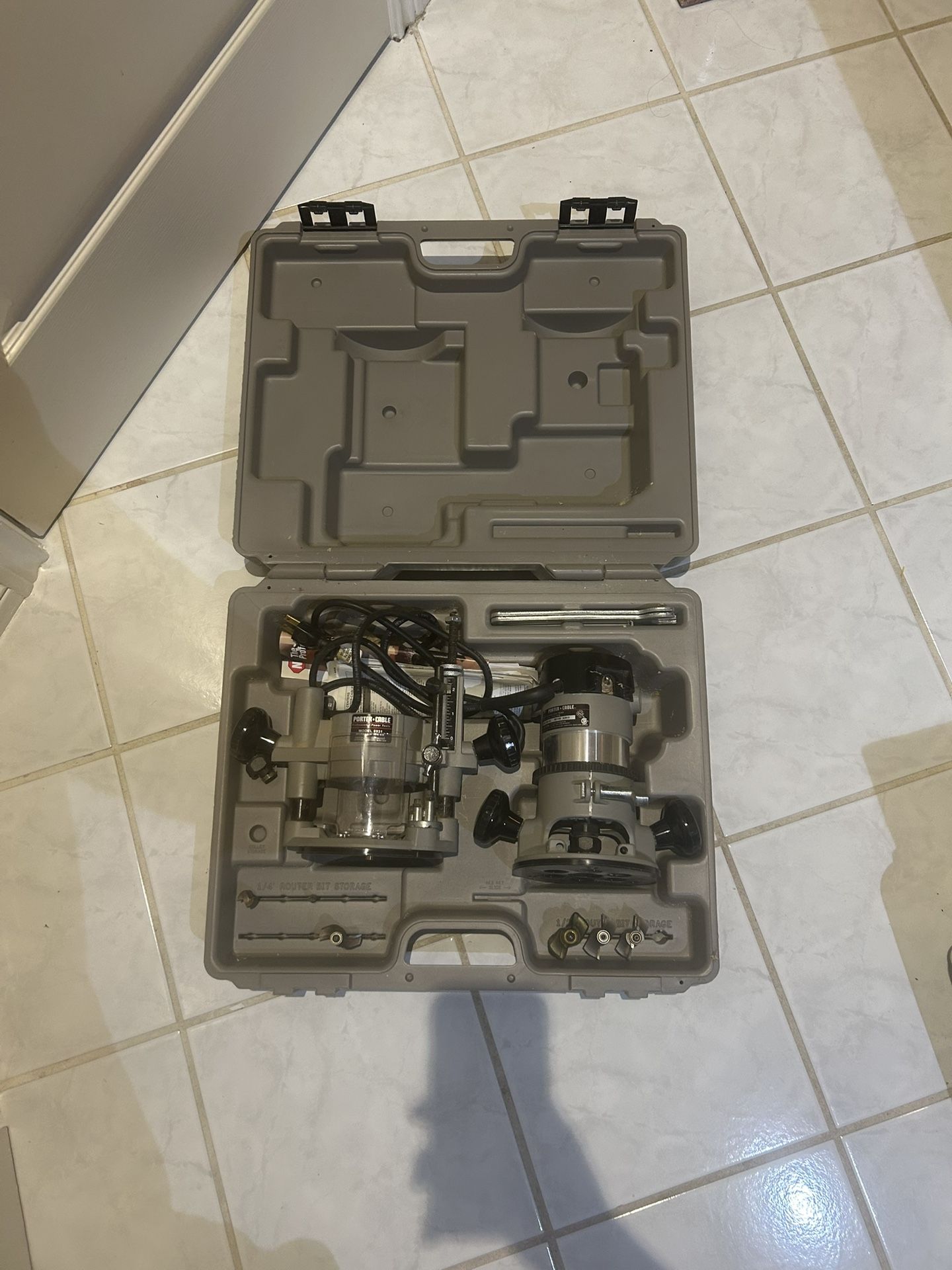 Porter Cable Heavy Router Set Model 6931