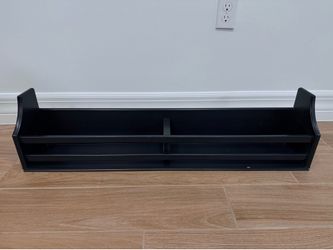 "NEW" 3 Ft Pottery Barn Kids Collector's Deep Shelf- Navy Blue