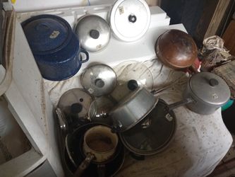 Pots, Pans, Kitchen Utensils