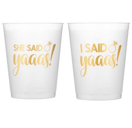 Bridal Shower Bachelorette Party Cups