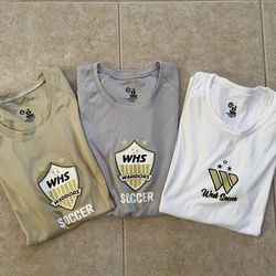 3 West High Girls Soccer Practice Shirts