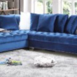 Two piece sectional sofa set