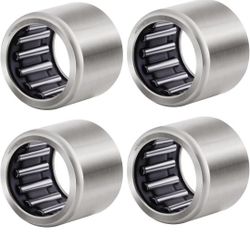 4 Pcs HK1712 17x23x12mm Needle Roller Bearings Open Ends