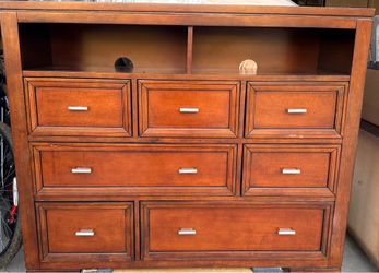 Solid wood dresser with Free night stand