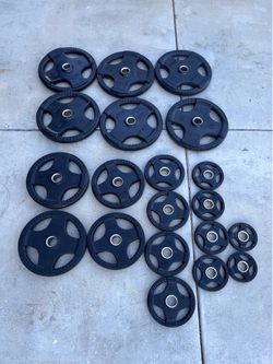 Body Solid Rubber Coated Olympic Weight Plates