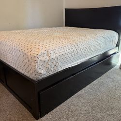 Solid Wood Trundle Bed.  