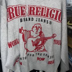 True Religion Crew Neck Sweater Large New