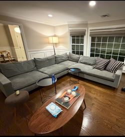 West Elm Harmony L Shape Couch
