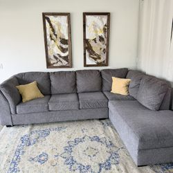 L shape sectional + chaise 🛻Delivery Available 