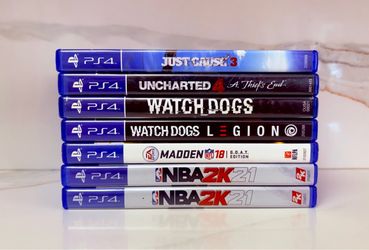 7 PlayStation 4 Games ($10 Each)