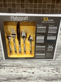 PFALTZGRAFF SAPPHIRE BAY 53 PIECE SERVICE FOR 8