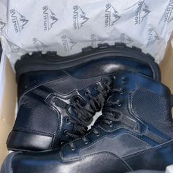 Men’s Cap Toe Waterproof Tactical Boots 
