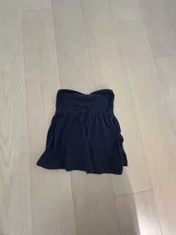 Hollister Navy Babydoll Cinched Tube Top - Size XS