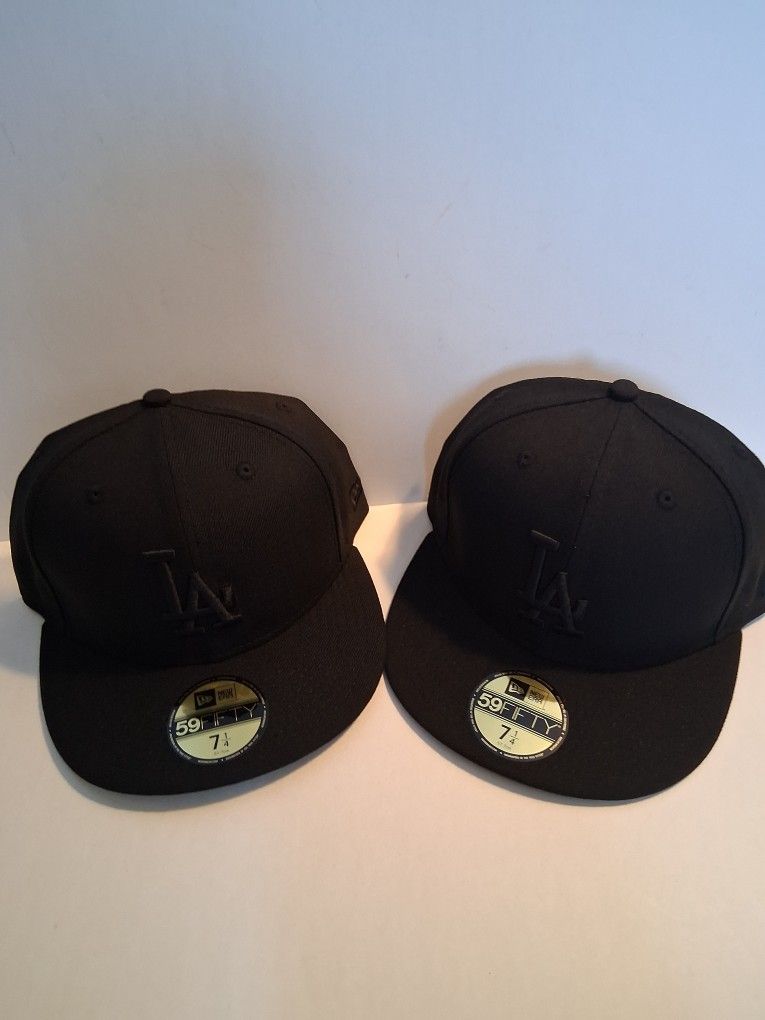 LA DODGERS ( 2 PC ) NEW ERA 59FIFTY CAP SIZE 7 1/4 ( BRAND NEW PRICE IS LOWEST  )