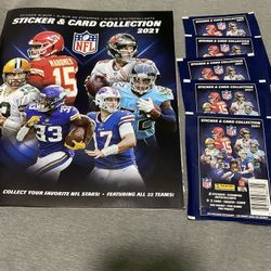 NFL 2021 Stickers And  Card Collection 