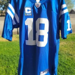 Peyton Manning Indianapolis Colts Jersey Reebok Onfield Size 48