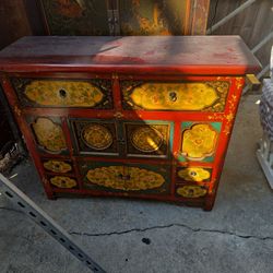 Antique  Tibetian  Cabinet