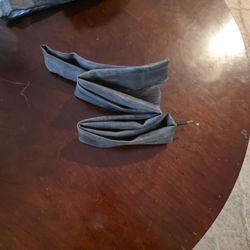 bicycle inner tube. 