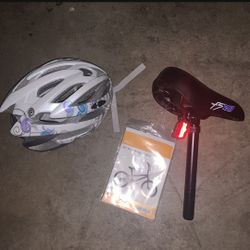 Kids Bike Seat and Helmet 