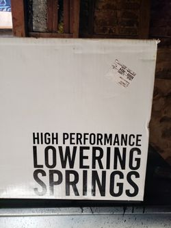 Lowering Springs