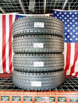 LT225/75R16 FIRESTONE FORCE ALL SEASON 10PLY 225 75 16   GREAT USED TIRES