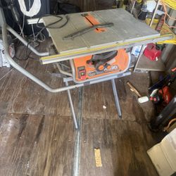 Ridgid 10” Table Saw 