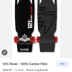 121C Carbon Fiber Rover Skateboard 