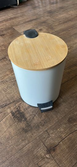 bathroom trash can