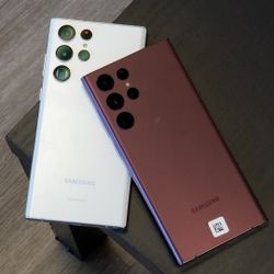 Samsung S22 Ultra 128GB/256GB Factory Unlocked - On Special Cash Deal Starts $299