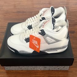 Jordan 4 White Cement Size 12