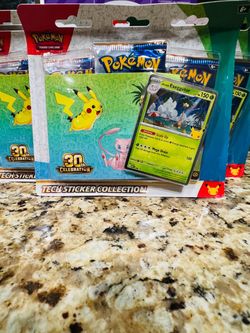 Pokémon 30th Celebration Tech Sticker Collection