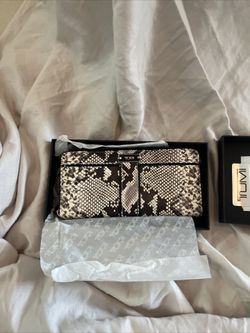 TUMI Snake Skin Wallet 
