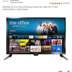 INSIGNIA 24-inch Class F20 Series Smart HD 720p Fire TV (NS-24DF310NA21, 2020 Model)
